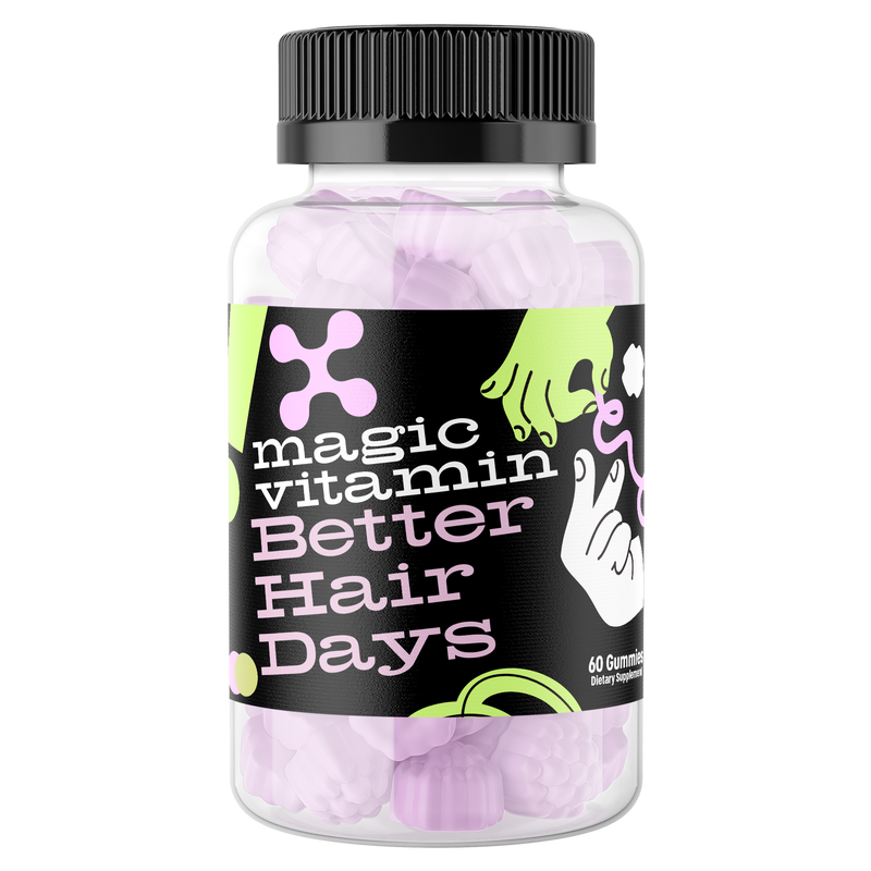 Better Hair Days hair vitamin gummies by Magic Vitamin