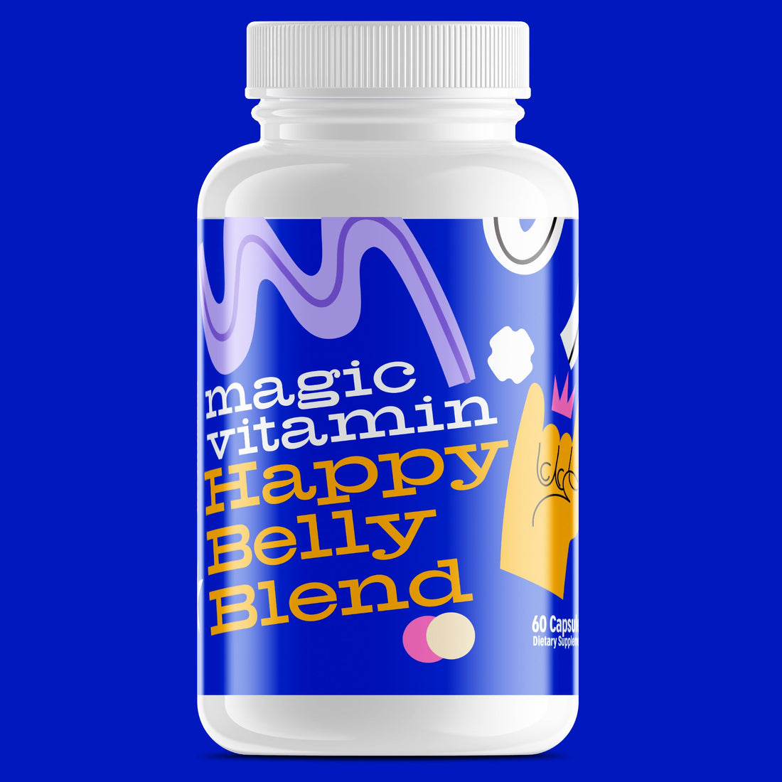 Happy Belly Blend probiotic capsules